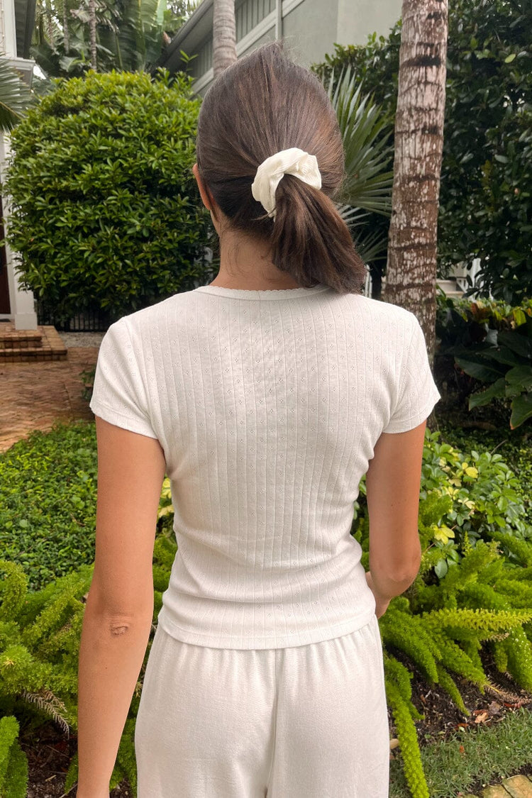 Brandy Melville Popular | Hailie Eyelet Top