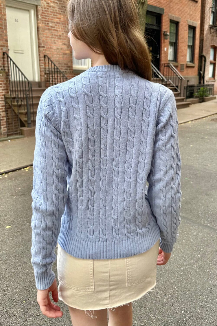 Brandy Melville Best Seller | Olsen Wool Cable Knit Cardigan