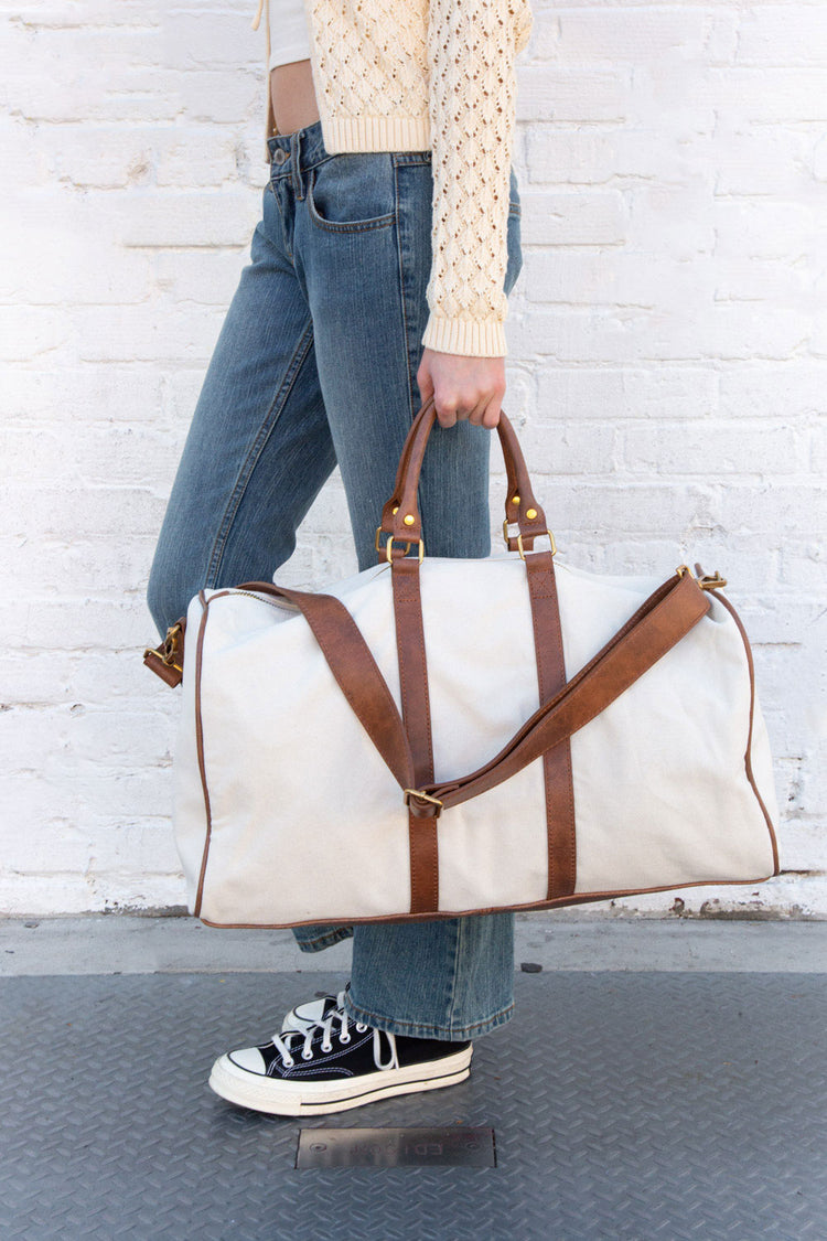 Brandy Melville Deals | Ivory Duffle Bag
