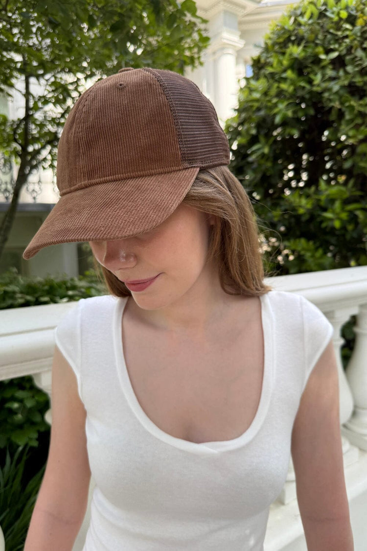 Brandy Melville Premium | Katherine Corduroy Cap