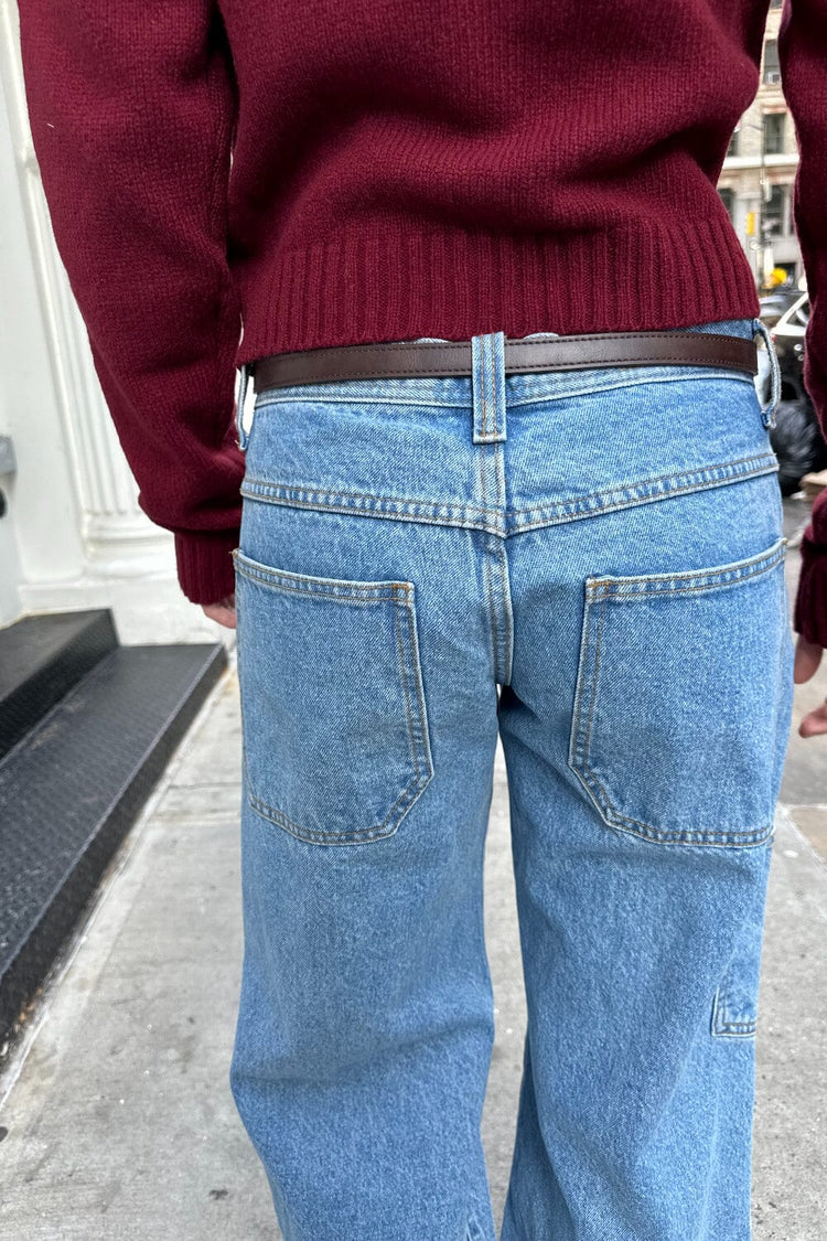Brandy Melville Sale | Faux Leather Buckle Belt