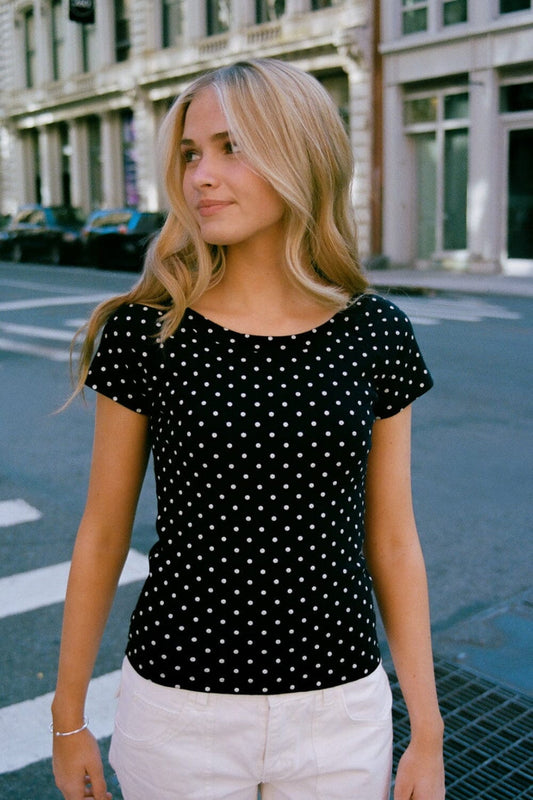 Brandy Melville Deals | Ginny Polka Dot Top