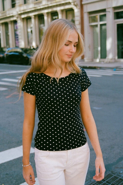 Brandy Melville Deals | Ginny Polka Dot Top