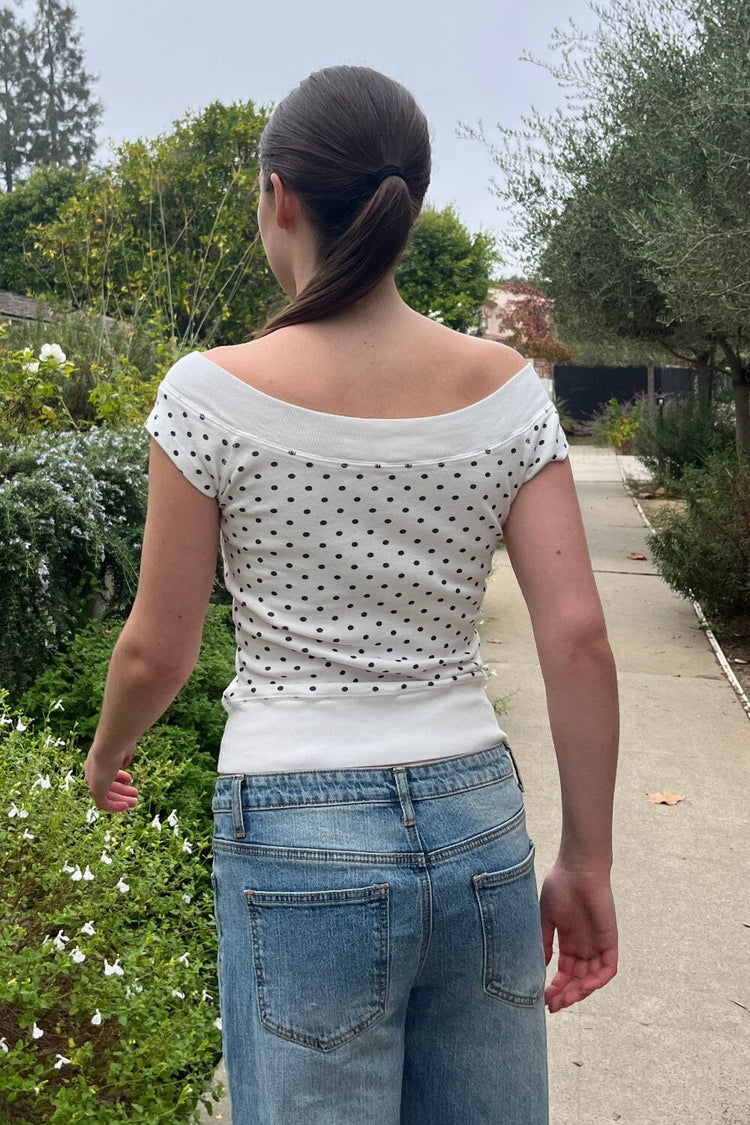 Brandy Melville Exclusive | Ginny Polka Dot Top