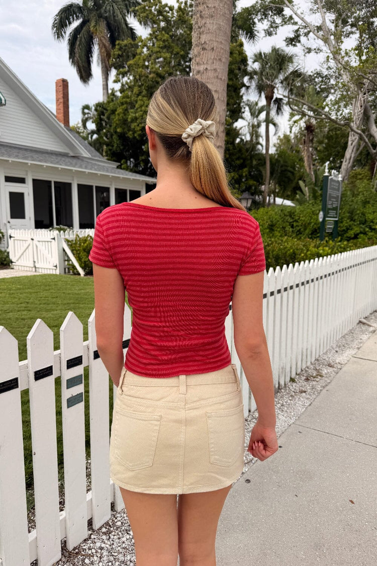Brandy Melville Special Offer | Ashlyn Stripe Top