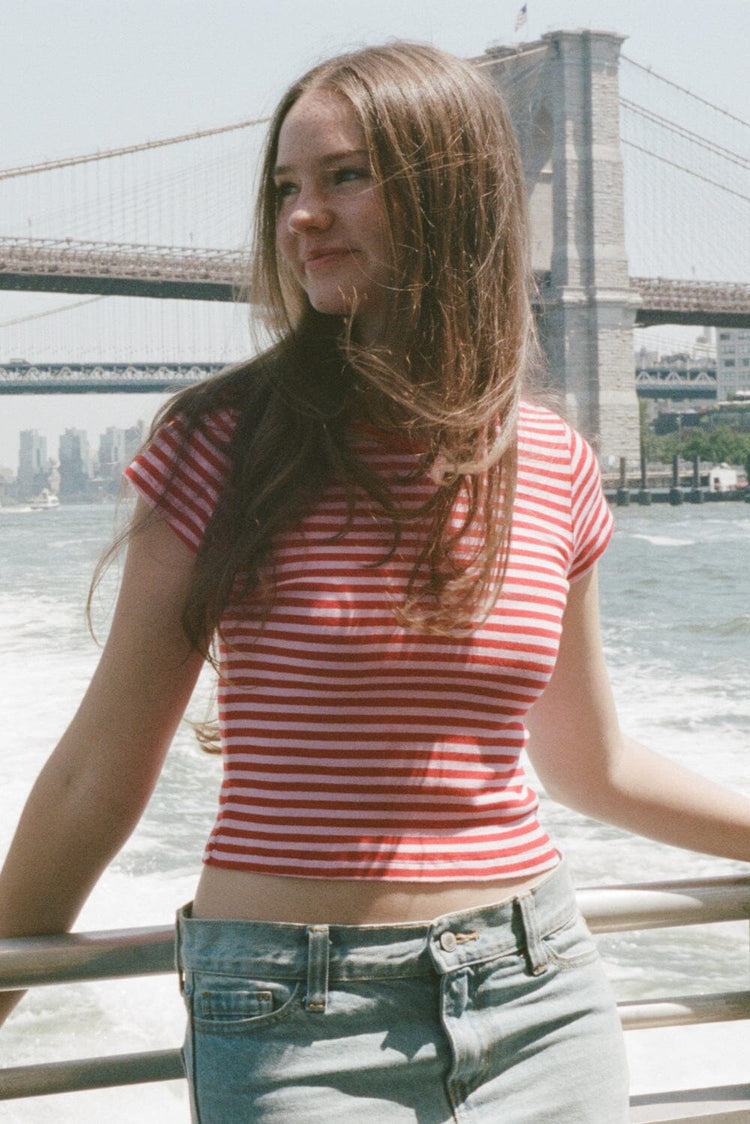 Brandy Melville Trending | Ashlyn Stripe Top