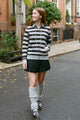 Black Grey Stripes