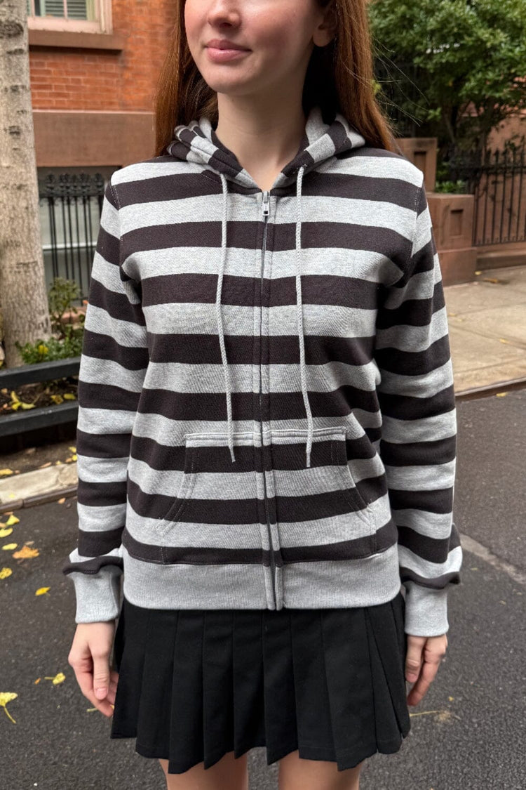 Brandy Melville Great Value | Christy Striped Hoodie