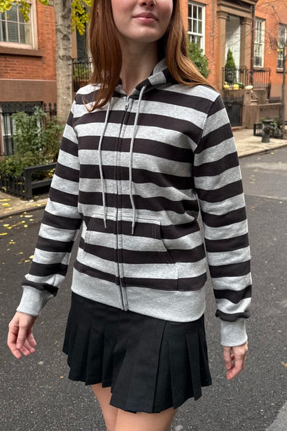 Brandy Melville Great Value | Christy Striped Hoodie