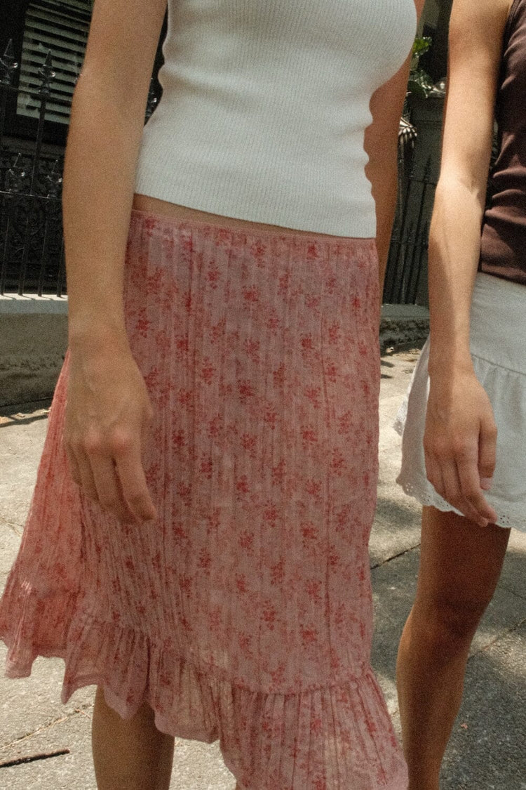 Brandy Melville Popular | Justine Floral Skirt