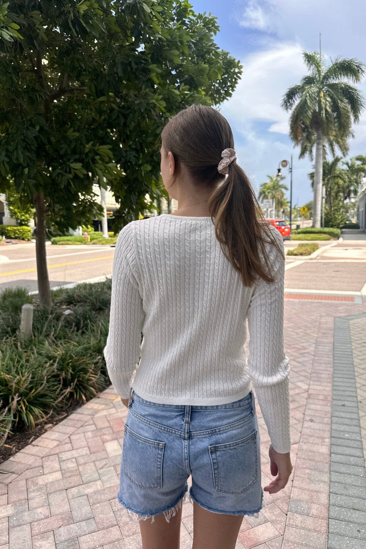 Brandy Melville Customer Favorite | Zoe Cable Knit Cardigan