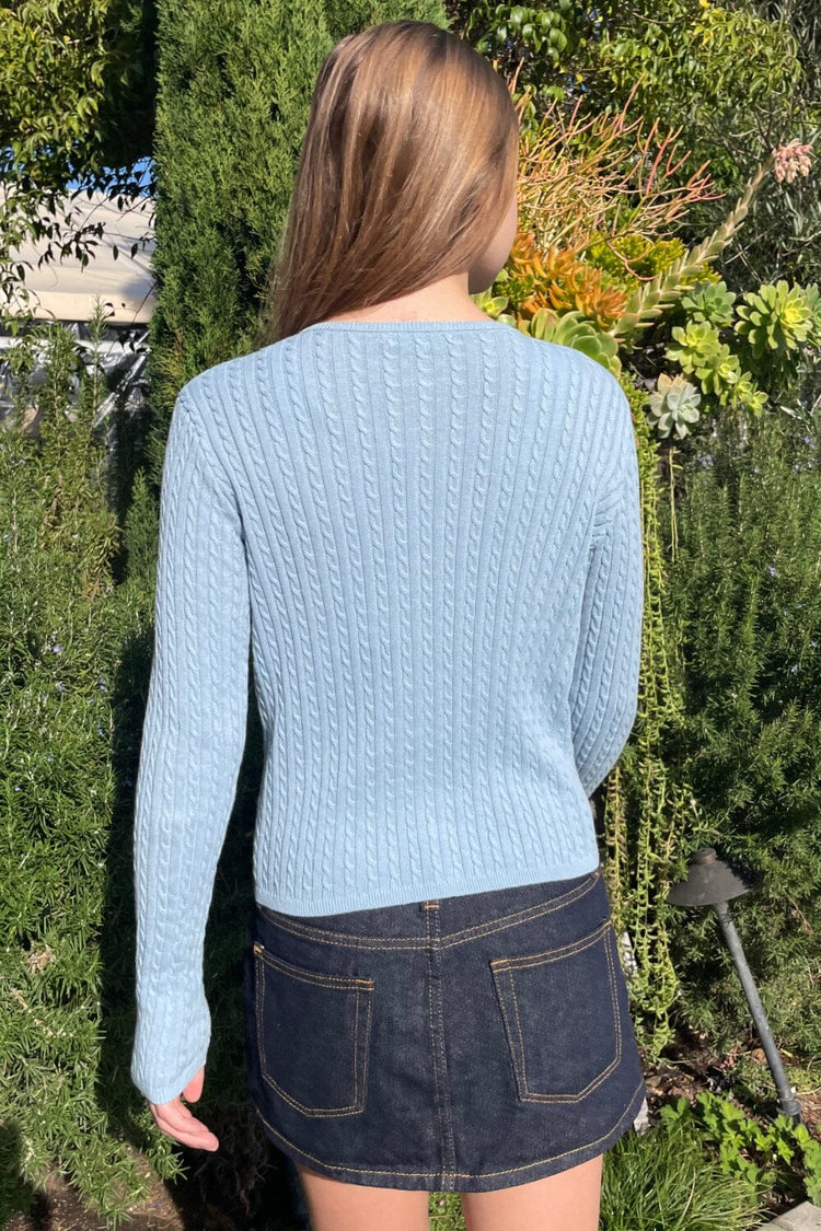 Brandy Melville Essential | Zoe Cable Knit Cardigan