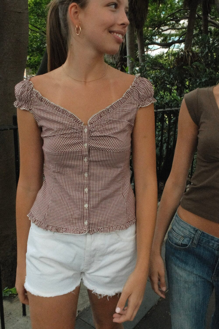 Brandy Melville Great Value | Elena Gingham Top