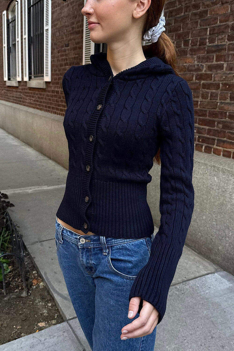 Brandy Melville Value | Aura Cable Knit Cardigan