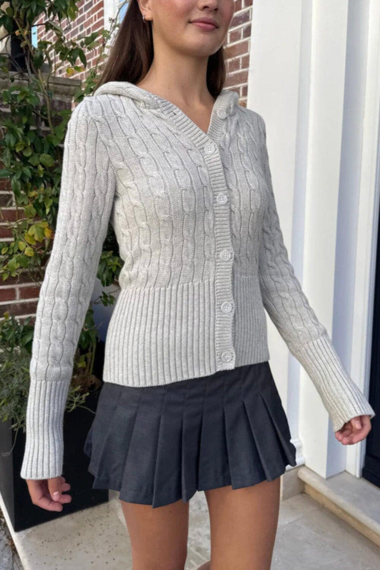 Brandy Melville Value | Aura Cable Knit Cardigan