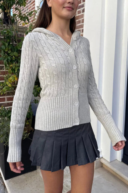 Brandy Melville Value | Aura Cable Knit Cardigan