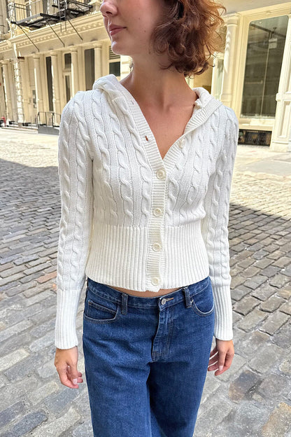 Brandy Melville Value | Aura Cable Knit Cardigan