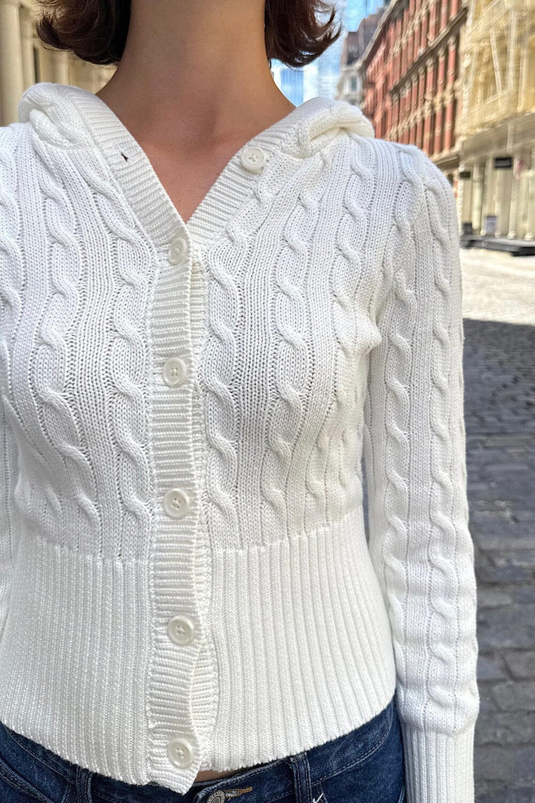 Brandy Melville Value | Aura Cable Knit Cardigan