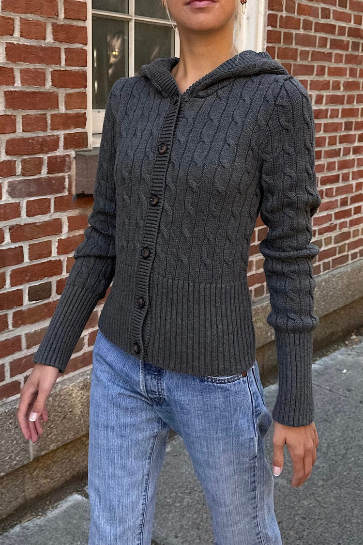 Brandy Melville Value | Aura Cable Knit Cardigan