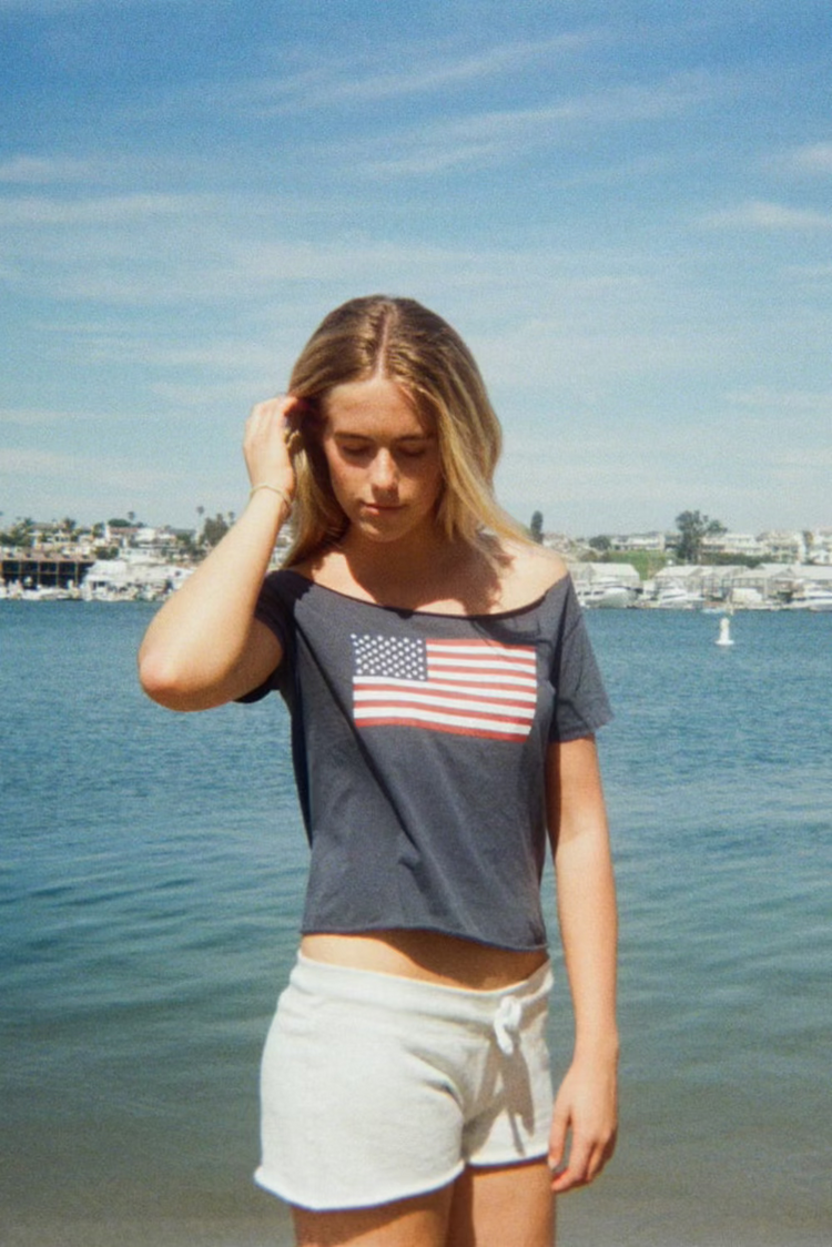 Brandy Melville Sale | Robyn American Flag Top