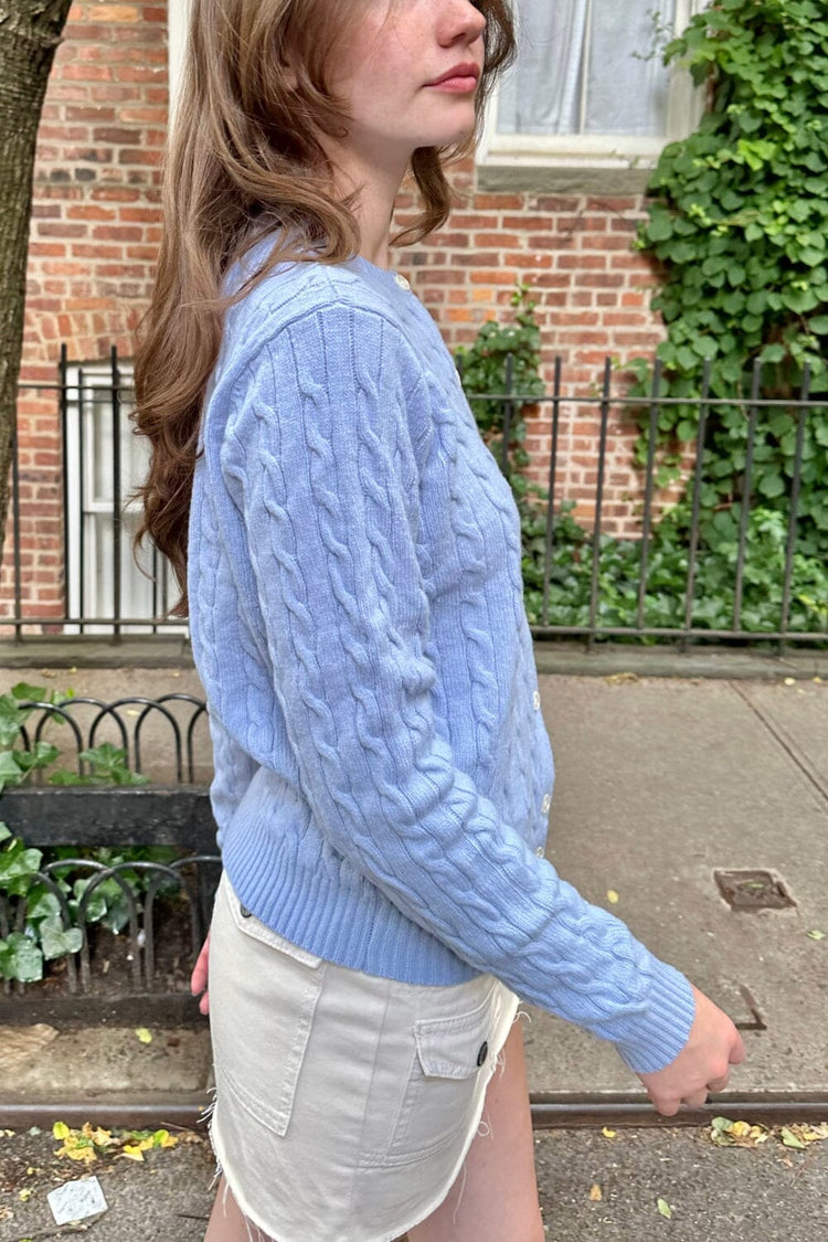 Brandy Melville Best Seller | Olsen Wool Cable Knit Cardigan