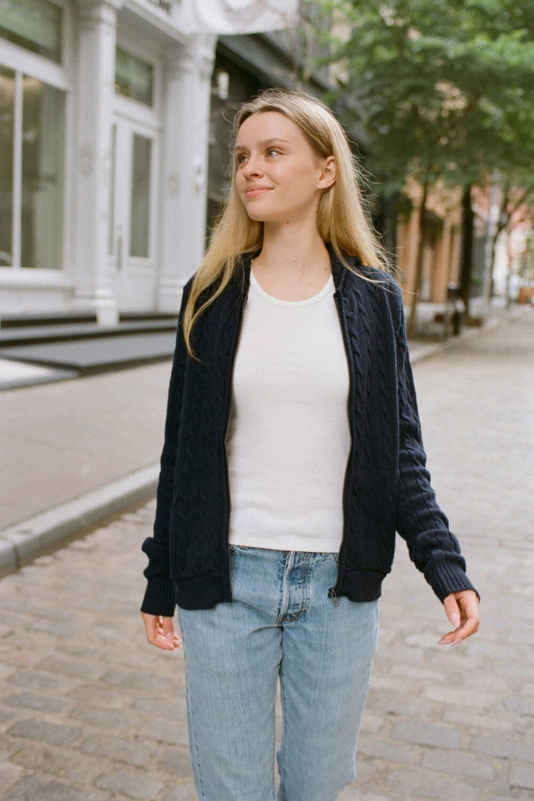 Brandy Melville Classic | Ayla Cable Knit Sweater