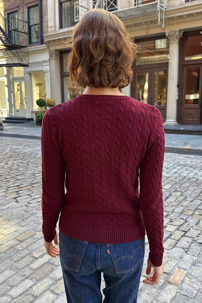 Brandy Melville Featured | Amalie Cable Knit Cardigan