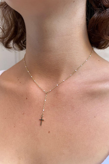 Brandy Melville New | Bead Cross Chain