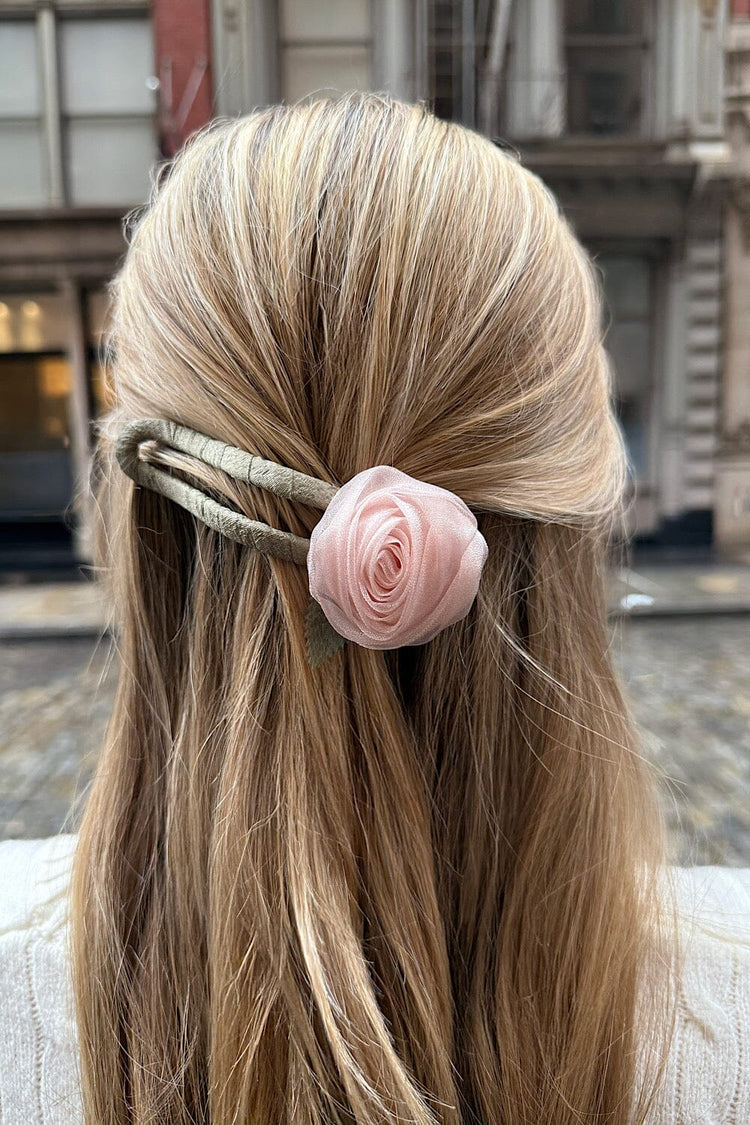 Brandy Melville Recommended | Hair Clip Rose