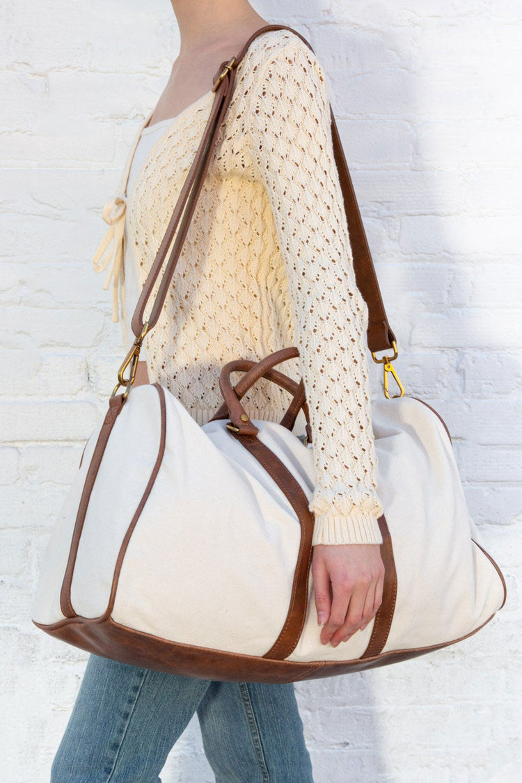 Brandy Melville Deals | Ivory Duffle Bag