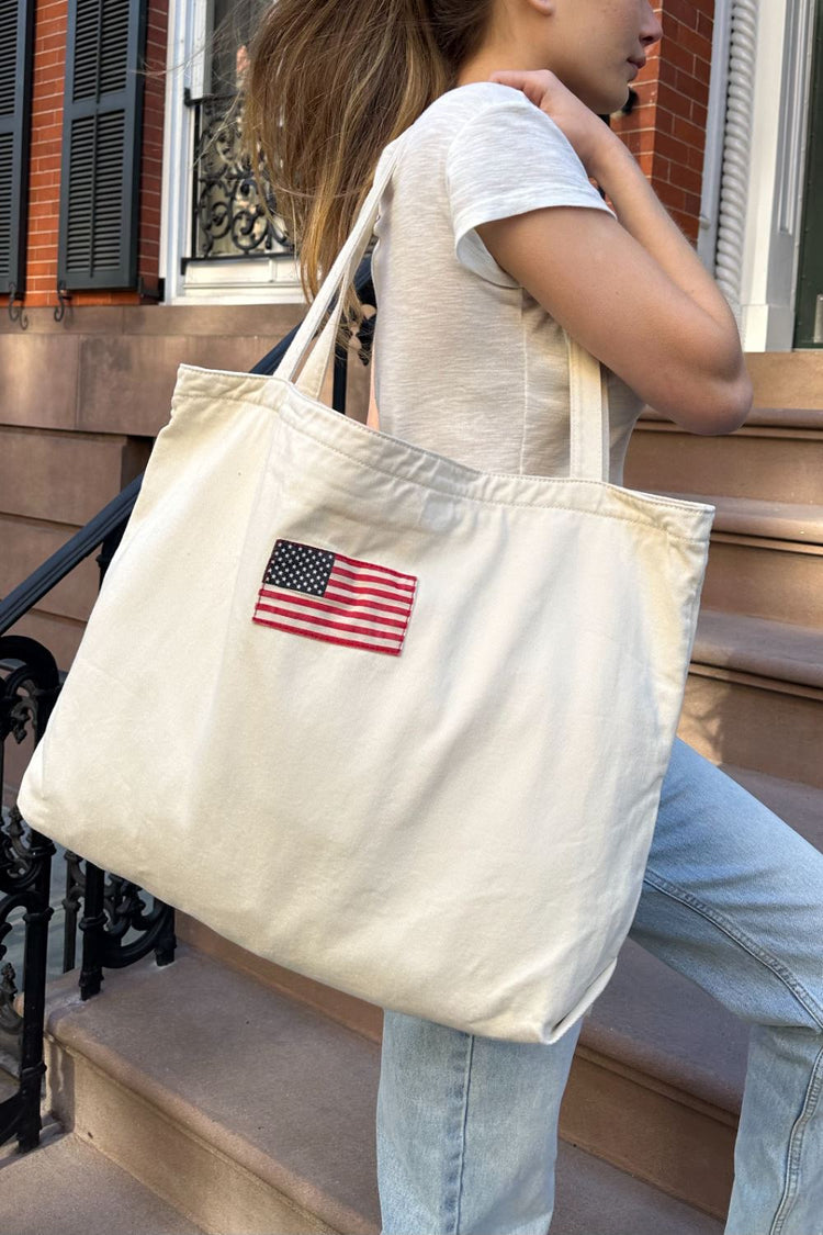 Brandy Melville Deals | American Flag Tote Bag