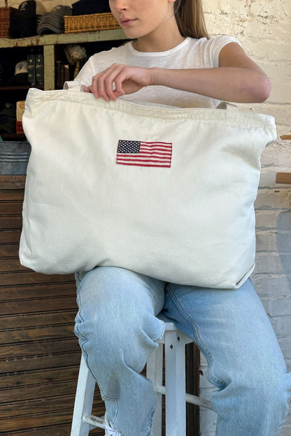Brandy Melville Deals | American Flag Tote Bag