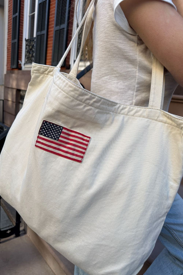 Brandy Melville Deals | American Flag Tote Bag