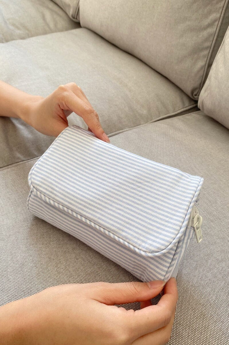 Brandy Melville Premium | Stripe Makeup Bag