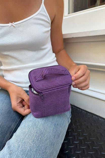 Brandy Melville Value | Stripes Makeup Bag