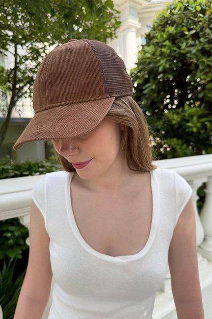 Brandy Melville Premium | Katherine Corduroy Cap