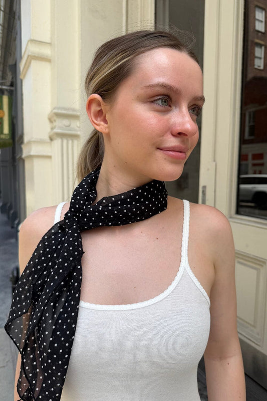 Brandy Melville Classic | Polka Dot Scarf