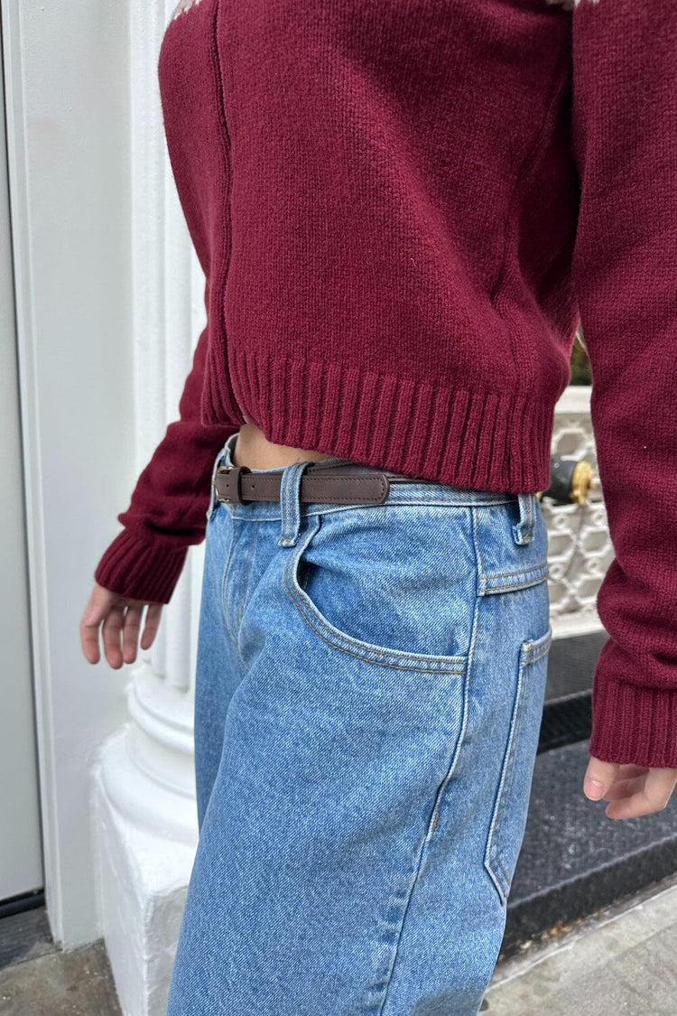 Brandy Melville Sale | Faux Leather Buckle Belt