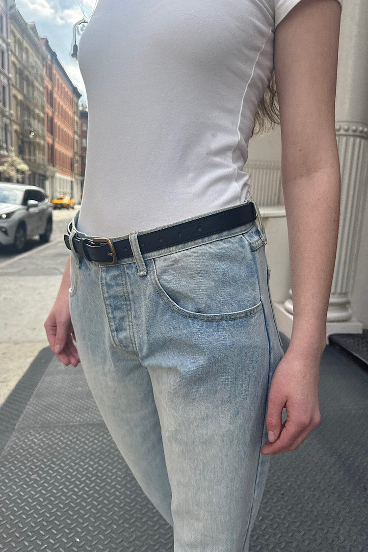Brandy Melville Hot Sale | Faux Leather Buckle Belt