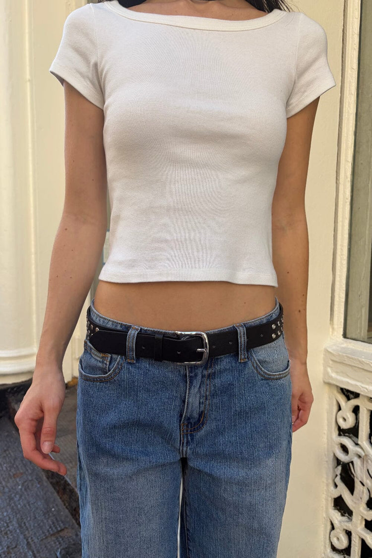 Brandy Melville Best Price | Faux Leather Stud Belt