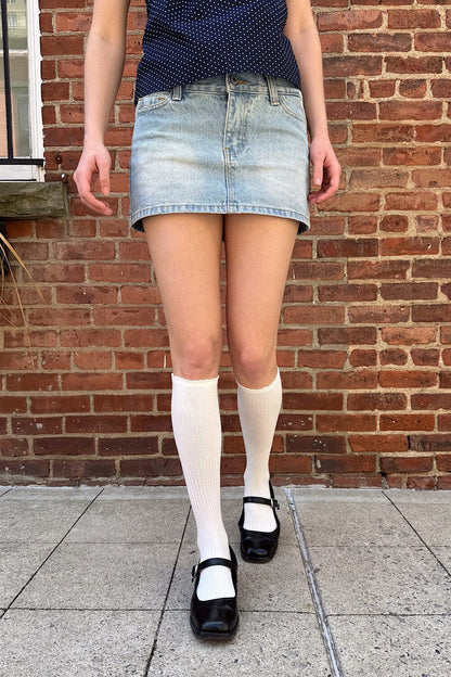 Brandy Melville Great Value | White Long Socks