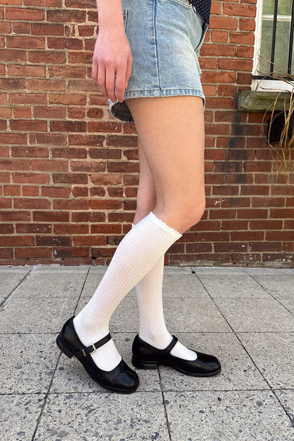 Brandy Melville Great Value | White Long Socks