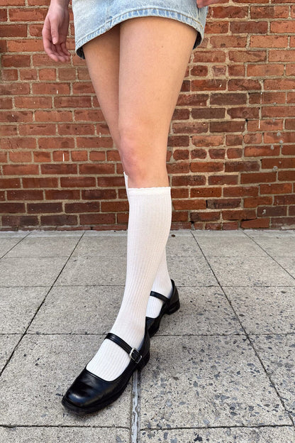 Brandy Melville Great Value | White Long Socks