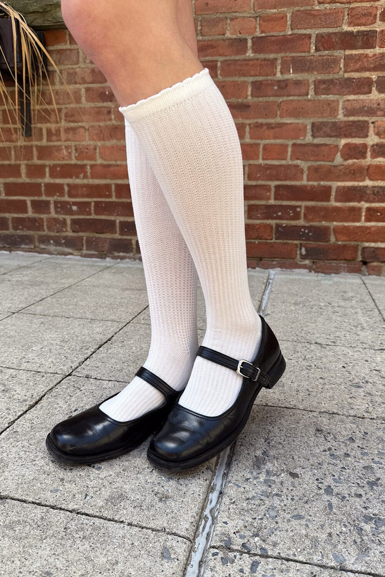 Brandy Melville Great Value | White Long Socks