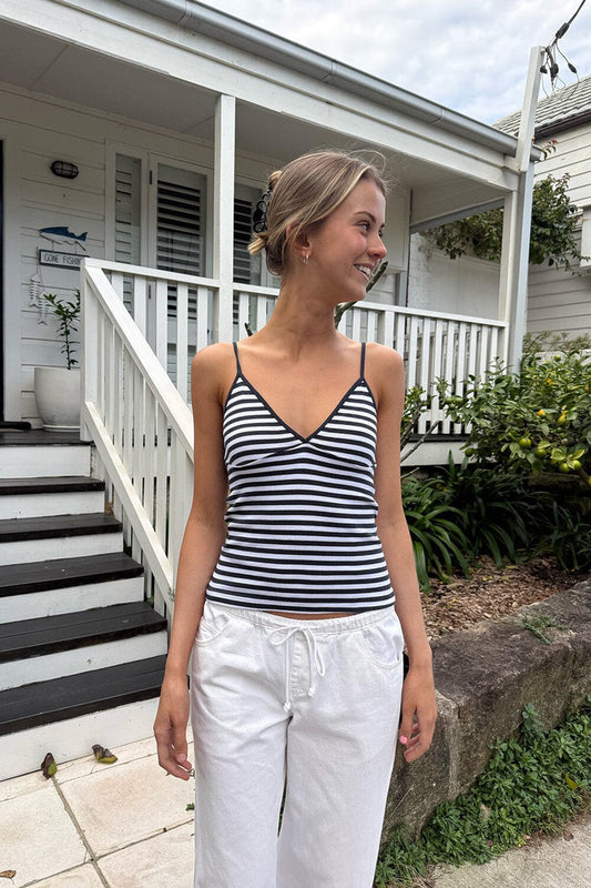Brandy Melville Essential | Amara Striped Tank