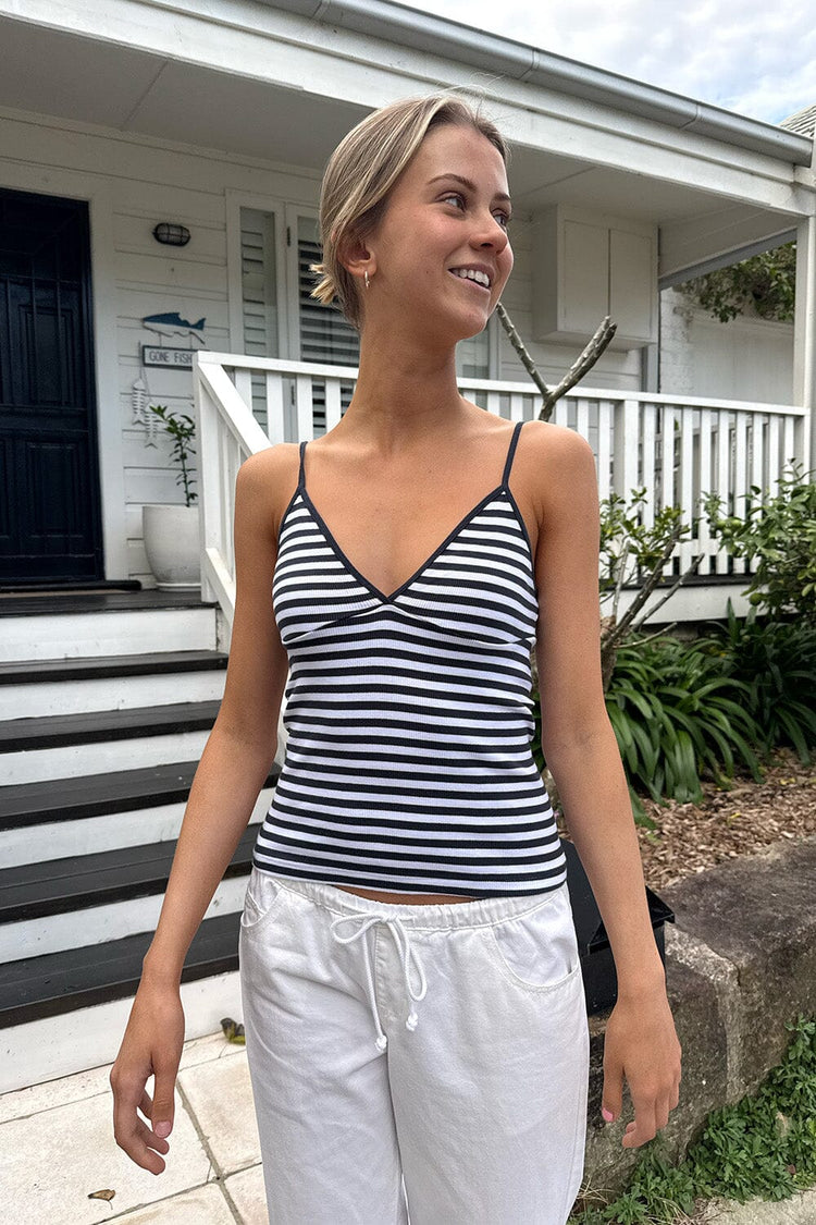 Brandy Melville Essential | Amara Striped Tank