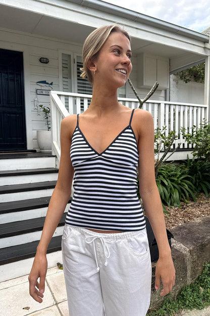 Brandy Melville Essential | Amara Striped Tank