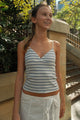 Faded Blue and White Stripes