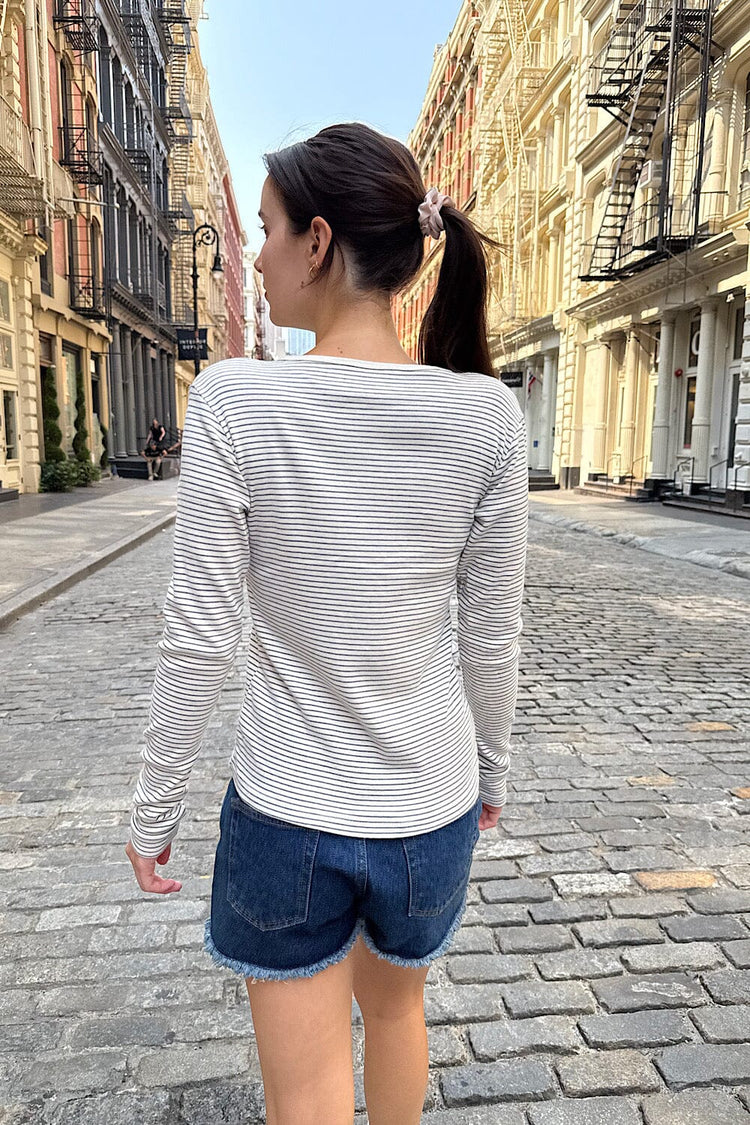 Brandy Melville Recommended | Leah Striped Top