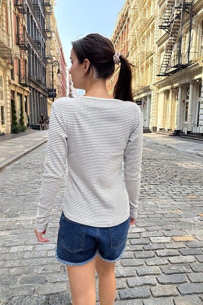 Brandy Melville Recommended | Leah Striped Top